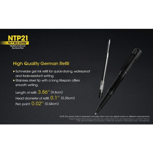 Pix Tactic, NITECORE NTP21