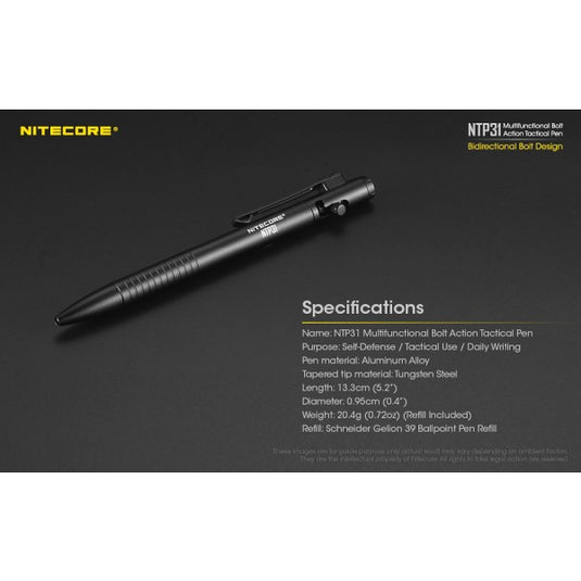 Pix Tactic, NITECORE NTP31