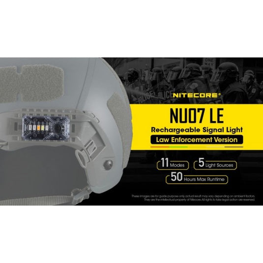 Lanterna de semnalizare, reincarcabila usb-c, NITECORE NU07LE