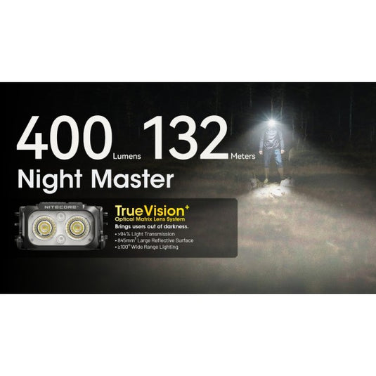 Lanterna frontala, 400 Lumeni, NITECORE NU25 MCT UL