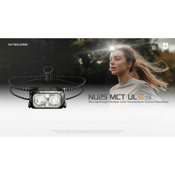 Load image into Gallery viewer, Lanterna frontala, 400 Lumeni, NITECORE NU25 MCT UL
