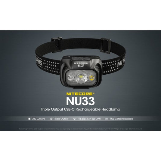 Lanterna frontala, 700 Lumeni, NITECORE NU33