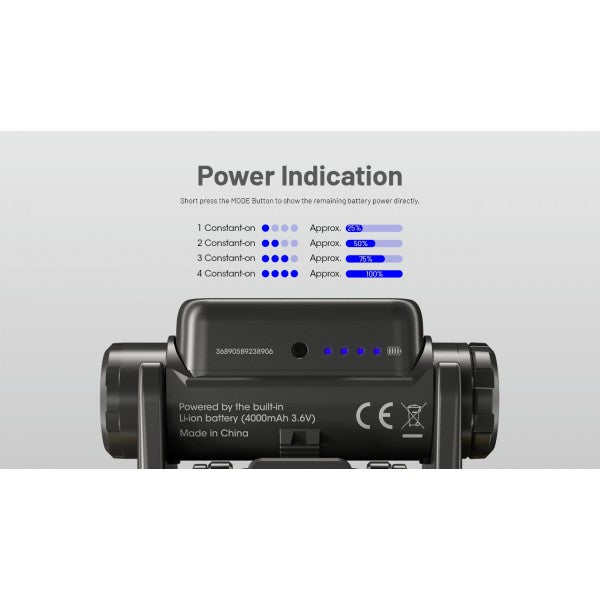 Load image into Gallery viewer, Lanterna frontala Nitecore NU45, 1700 Lumeni, 172 Metri
