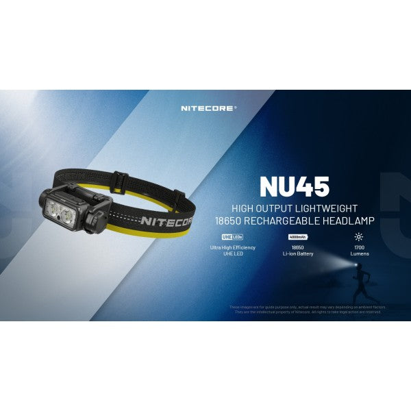 Load image into Gallery viewer, Lanterna frontala Nitecore NU45, 1700 Lumeni, 172 Metri

