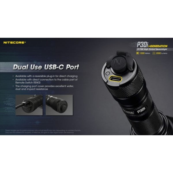 Load image into Gallery viewer, Lanterna tactica, 2000 Lumeni, NITECORE P30i
