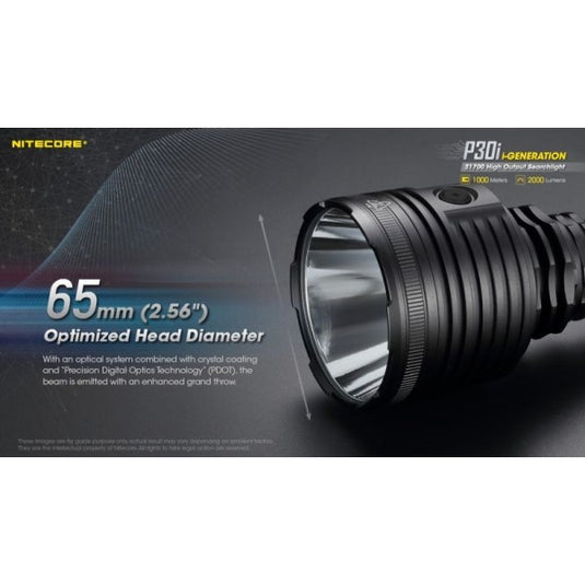 Lanterna tactica, 2000 Lumeni, NITECORE P30i