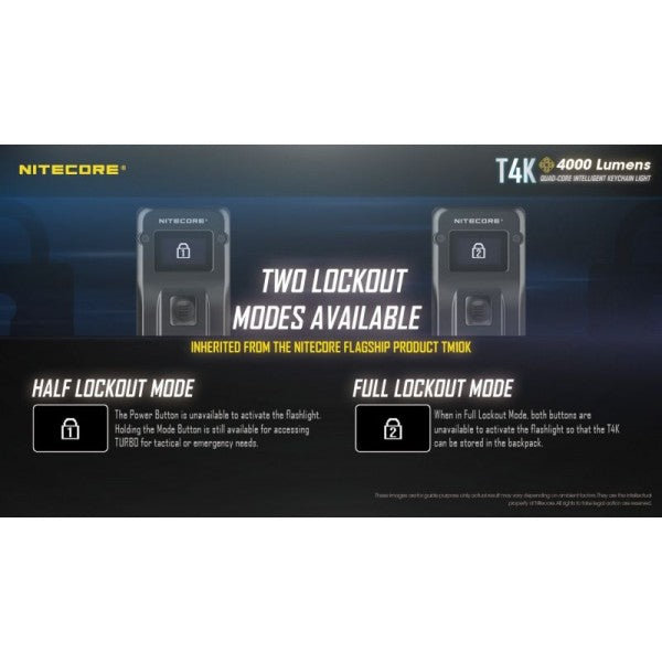 Load image into Gallery viewer, Lanterna breloc, 4000 Lumeni, NITECORE T4K
