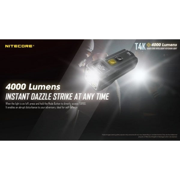 Load image into Gallery viewer, Lanterna breloc, 4000 Lumeni, NITECORE T4K
