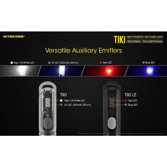 Lanterna breloc, 300 Lumeni, NITECORE TIKI LE