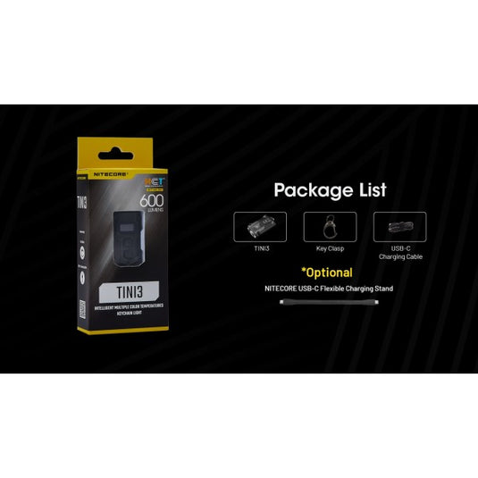 Lanterna breloc, 600 Lumeni, NITECORE TINI 3