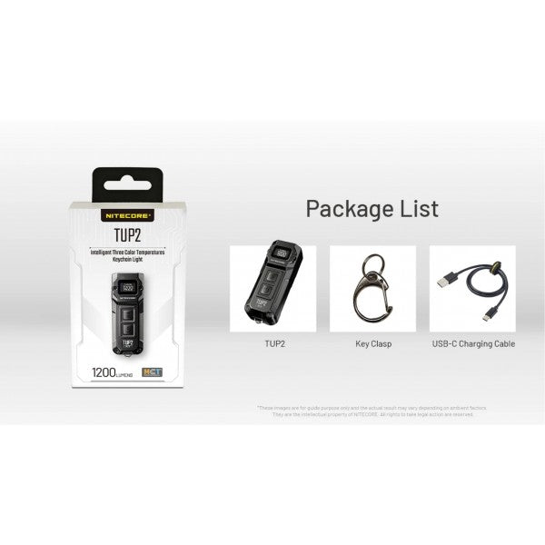 Încărcați imaginea în vizualizatorul Galerie, Lanterna Nitecore TUP2, Breloc, Reîncărcabilă USB-C, 1200 Lumeni, 125 Metri, Albastra
