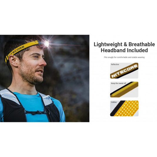 Lanterna frontala NITECORE UT27 MCT, Reîncărcabilă USB-C, 800 Lumeni, 168 Metri