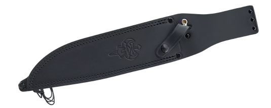 Cutit de supravietuire si bushcraft, otel lama LamVG7Wolf, maner piele, teaca piele, FALLKNIVEN NL1L THOR