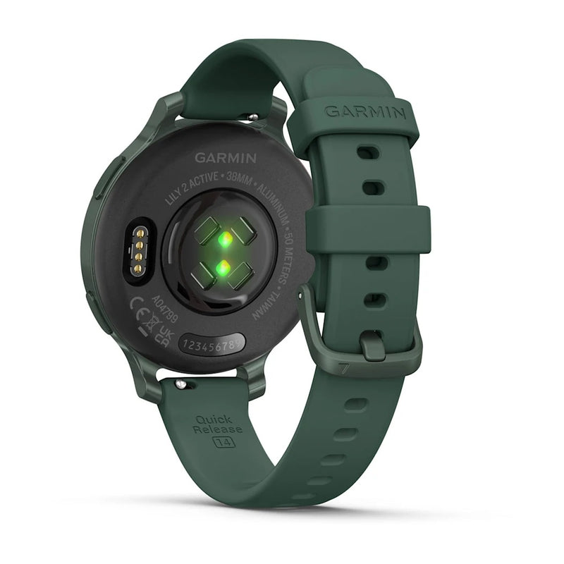 Încărcați imaginea în vizualizatorul Galerie, Lily 2 - Active - Jasper Green Bezel with Jasper Green Silicone Band
