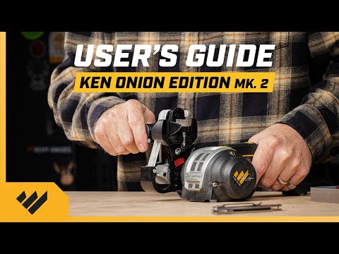 Încărcarea și redarea videoclipurilor în vizualizatorul galeriei, Masina de ascutit Work Sharp Ken Onion Edition Knife &amp; Tool Sharpener Mk.2™ WSKTS-KO2-I
