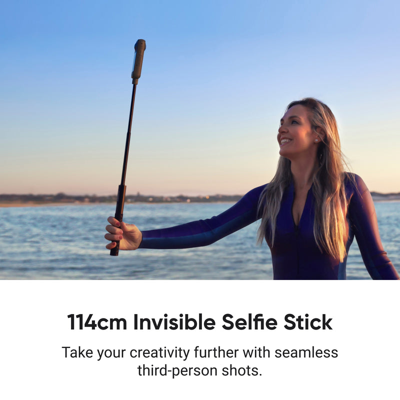 Încărcați imaginea în vizualizatorul Galerie, Accesoriu prindere - Bat de selfie 114cm Invisible Selfie Stick
