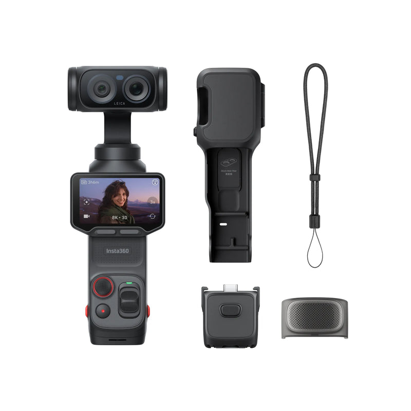 Încărcați imaginea în vizualizatorul Galerie, Camera de actiune Insta360 Luna Ultra, Standard Bundle, Cosmic Black
