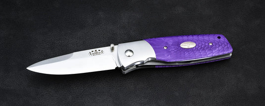 Briceag FALLKNIVEN PXLpd, lama otel ELMAX., maner JUMA PURPLE DRAGON