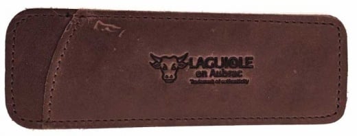 Load image into Gallery viewer, Teaca Laguiole pentru bricege, piele, 45X130mm JKFB07
