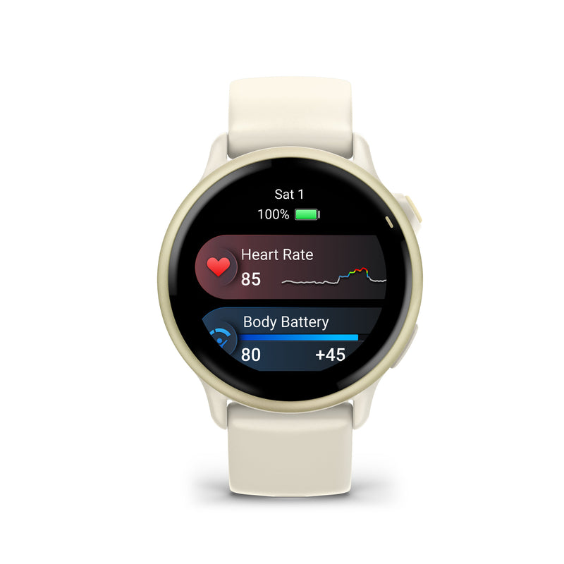 Încărcați imaginea în vizualizatorul Galerie, Vivoactive 6 - Lunar Gold I Bone
