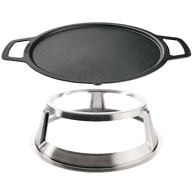 Încărcați imaginea în vizualizatorul Galerie, PACHET GRIDDLE TOP DE FONTA + HUB pentru SOLO STOVE YUKON
