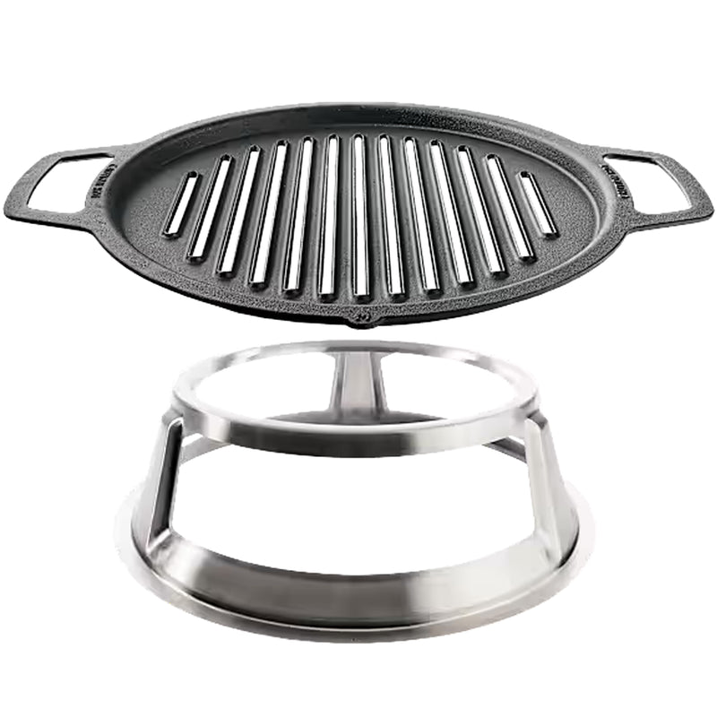 Încărcați imaginea în vizualizatorul Galerie, PACHET GRILL-TOP DE FONTA + HUB pentru SOLO STOVE YUKON
