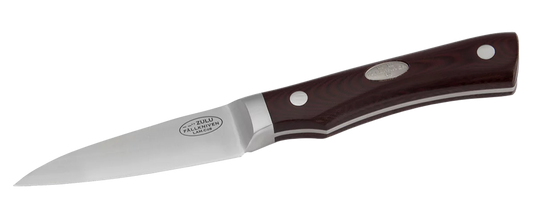 Cutit pentru legume, lama tip cioc, 75 mm lungime, otel Lam. CoS, maner micarta,