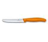 Set 2 cutite pentru legume/masa, lama zimtata, 10 cm, VICTORINOX (6.7833B)