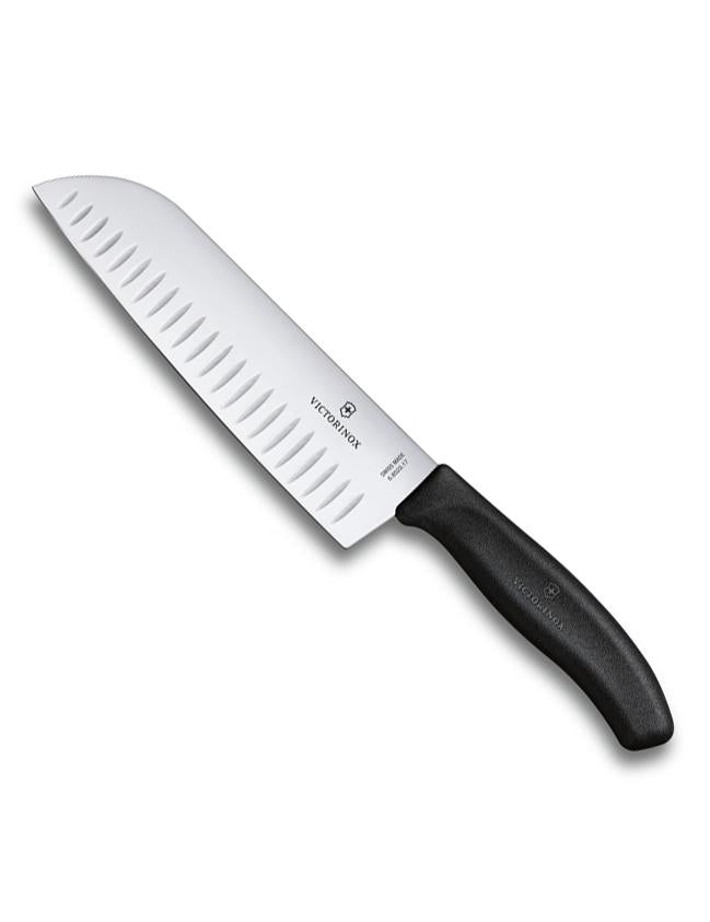 Încărcați imaginea în vizualizatorul Galerie, Cutit Santoku, Swiss Classic, lama cu alveole, 17 cm, VICTORINOX ( 6.8523)
