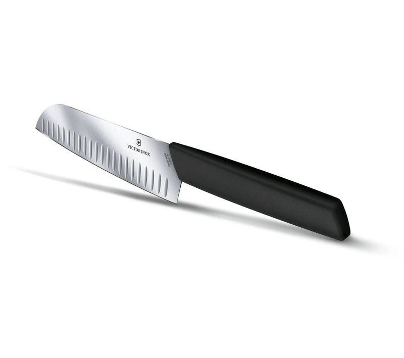 Load image into Gallery viewer, Cutit Santoku, lama 17 cm, cu alveole, VICTORINOX SWISSMODERN ( 6.9053 / 6.9056 )
