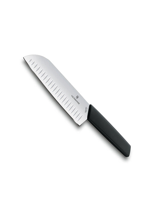 Cutit Santoku, lama 17 cm, cu alveole, VICTORINOX SWISSMODERN ( 6.9053 / 6.9056 )