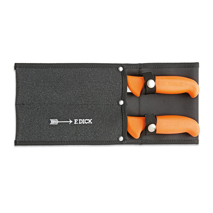 Set 2 cutite profesionale pentru vanatoare, diferite dimensiuni, F. DICK MASTERGRIP 8.2556.30