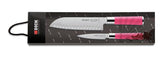 Set 2 cutite, cutit Santoku si decojit, lama forjata, DICK PINK SPIRIT ( 8.1797 )