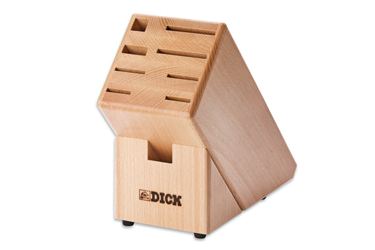 Suport de cutite din lemn masiv, 9 lacase, F. DICK 8.8070.01