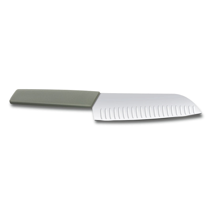 Load image into Gallery viewer, Cutit Santoku, lama cu alveole, 17 cm lungime, VICTORINOX SWISSMODERN ( 6.9056 )
