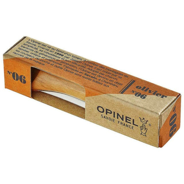 Load image into Gallery viewer, Cutit briceag Opinel No. 6 Inox cu maner din lemn de maslin ( 002023 )
