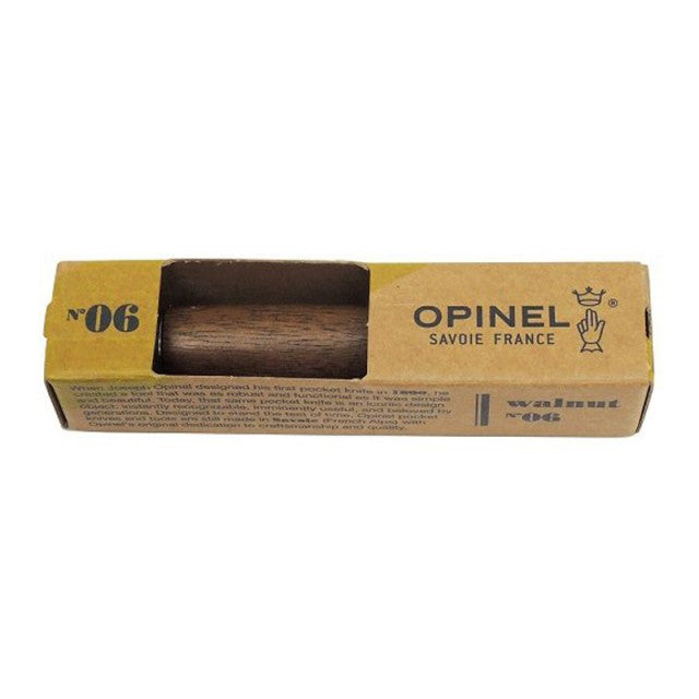 Load image into Gallery viewer, Cutit briceag Opinel No. 6 Inox cu maner din lemn de nuc ( 002025 )
