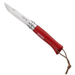 Cutit briceag Opinel No. 8 Inox Rosu si teaca Opinel Alpine ( 001890 )