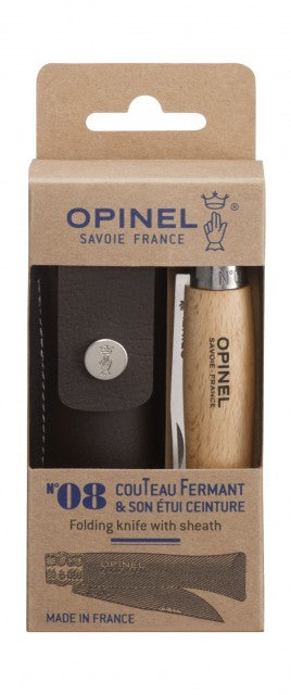 Cutit briceag Opinel No. 8 Inox si teaca Alpine ( 001089 )