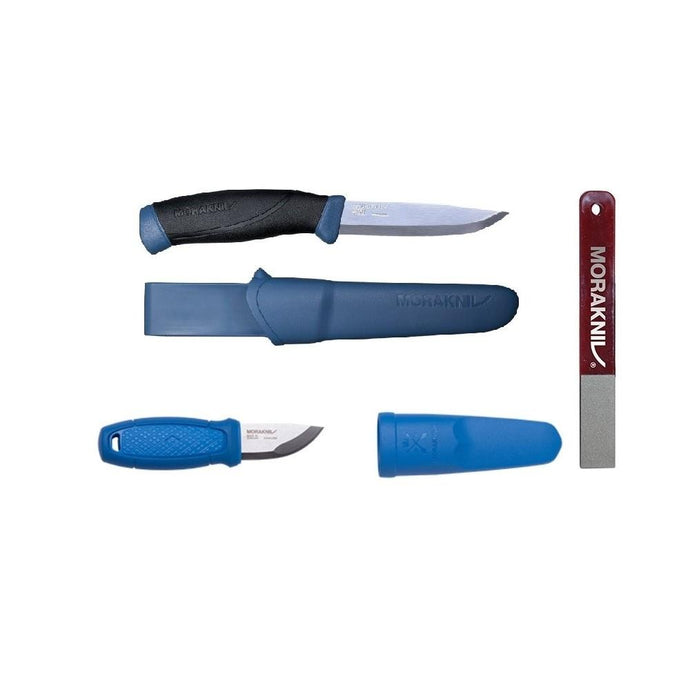 Set 2 cutite camping si diamant de ascutire, MORAKNIV ( CBS 109 )