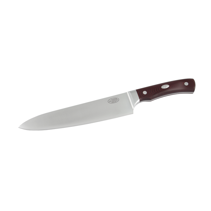 Cutitul bucatarului, lama 20 cm, otel Lam. Cos, maner micarta, FALLKNIVEN CMT ALPHA