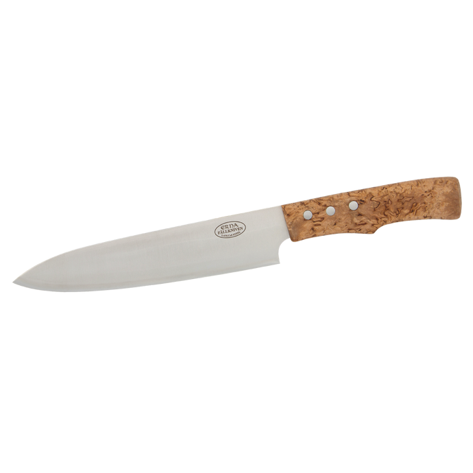 Cutitul Bucatarului, lama 180 mm, otel Lam. CoS, maner mesteacan, FALLKNIVEN SK18 ERNA