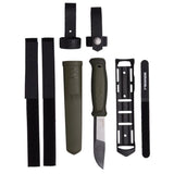 Set 2 cutite camping si diamant de ascutire, MORAKNIV ( CBS 110 )