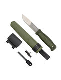 Cutit utilitar MORAKNIV KANSBOL cu KIT AMNAR ORANGE / GREEN