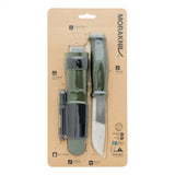 Cutit utilitar MORAKNIV KANSBOL cu KIT AMNAR ORANGE / GREEN