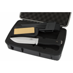 Cutit de vanatoare / bushcraft, otel Lam. CoS, maner Thermorun, teaca Zytel, FALLKNIVEN S1PRO PREMIUM