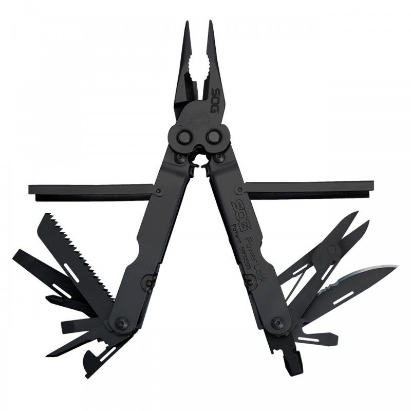 Încărcați imaginea în vizualizatorul Galerie, Multitool SOG POWERLOCK BLACK Scissors ( B61N-CP )
