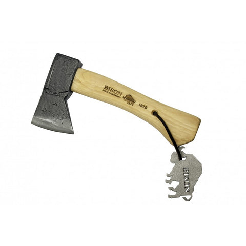 Toporisca bushcraft / drumetii, de tip american, 500g, Bison 1879